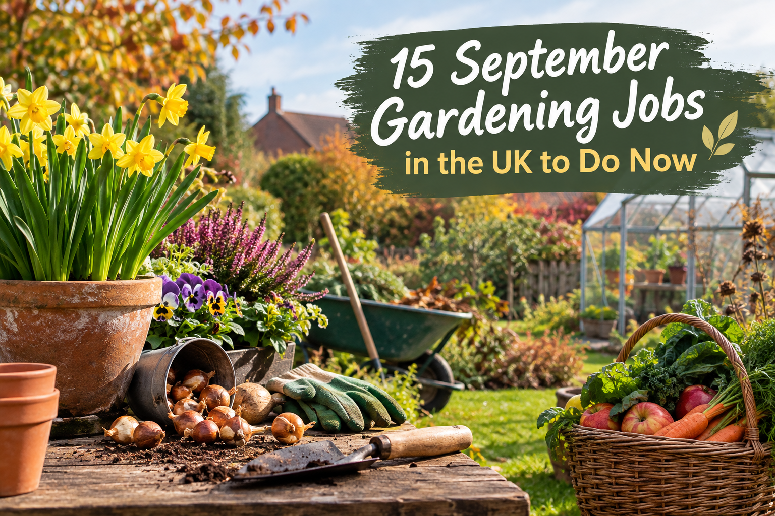 15 September Gardening Jobs in the UK to Do Now