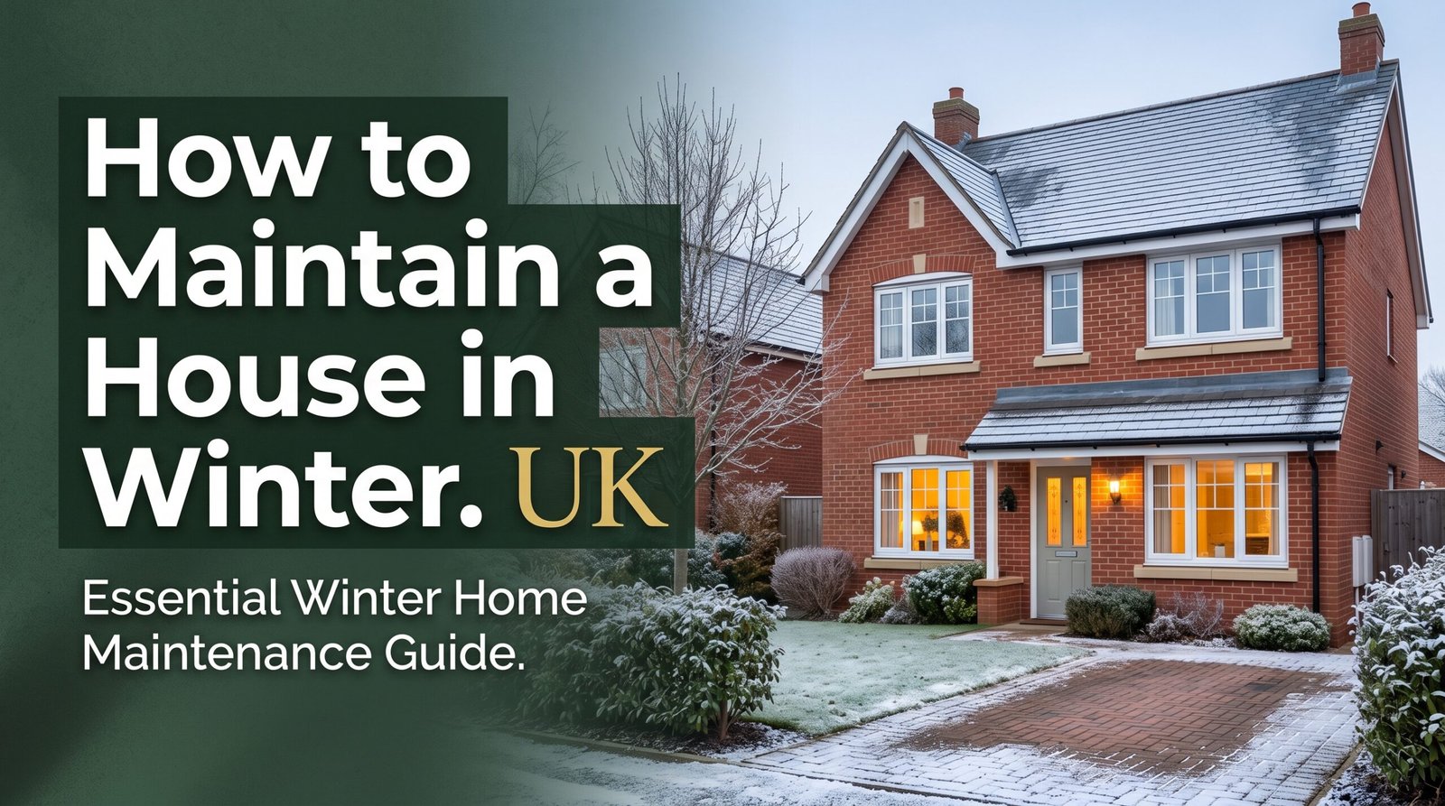 “How to Maintain a House in Winter UK”